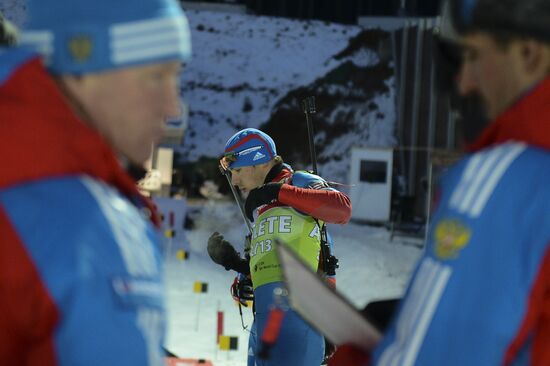 Biathlon World Championships: Training sessions