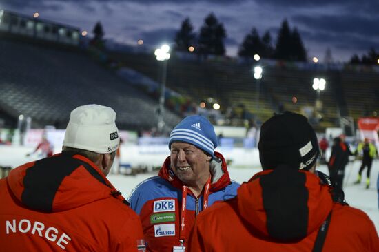 Biathlon World Championships: Training sessions