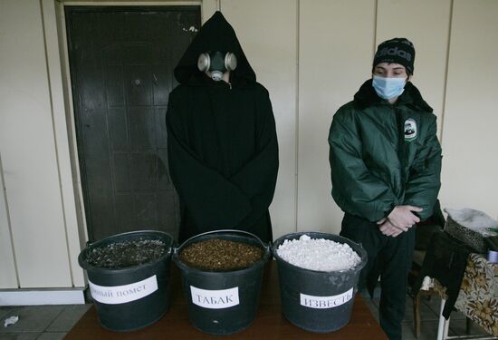 Members of Akhmat Movement hold anti-drug campaign in Grozny