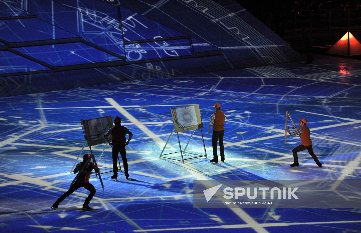 Ceremony marking year to go before 2014 Olympic Games