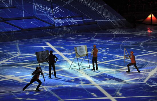 Ceremony marking year to go before 2014 Olympic Games