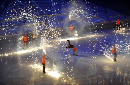 Ceremony marking year to go before 2014 Olympic Games
