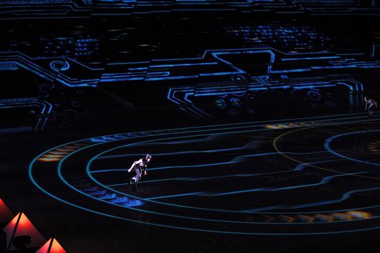 Ceremony marking year to go before 2014 Olympic Games