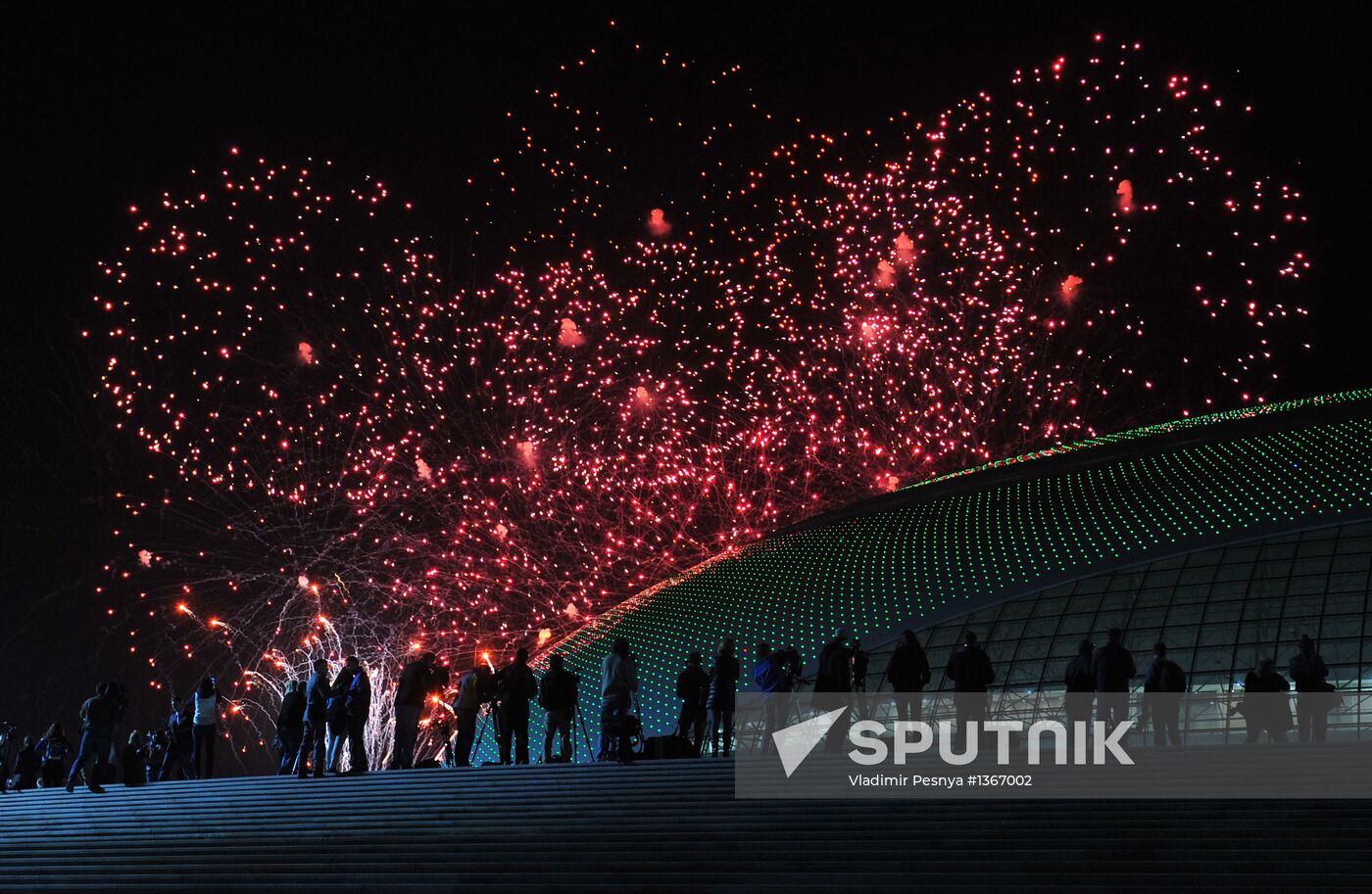 Ceremony marking year to go before 2014 Olympic Games