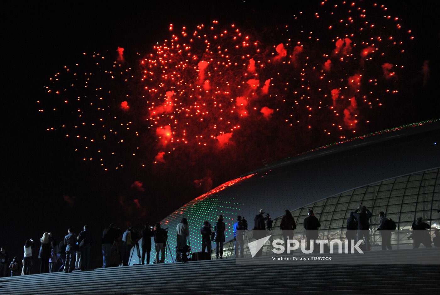 Ceremony marking year to go before 2014 Olympic Games