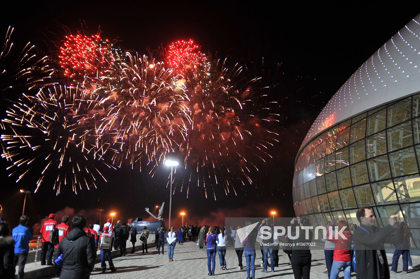 Ceremony marking year to go before 2014 Olympic Games