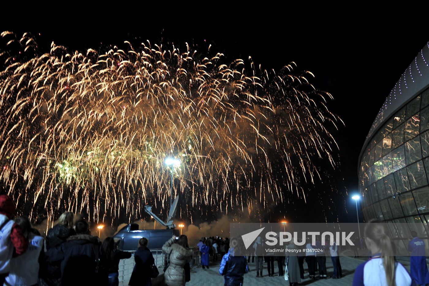 Ceremony marking year to go before 2014 Olympic Games