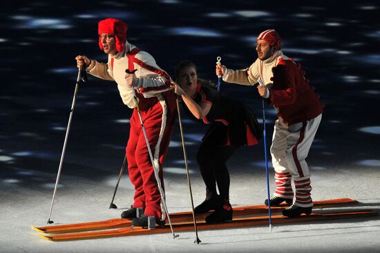 Ceremony marking year to go before 2014 Olympic Games