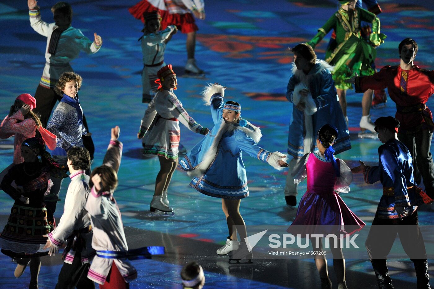 Ceremony marking year to go before 2014 Olympic Games