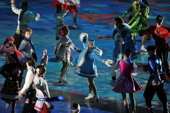 Ceremony marking year to go before 2014 Olympic Games