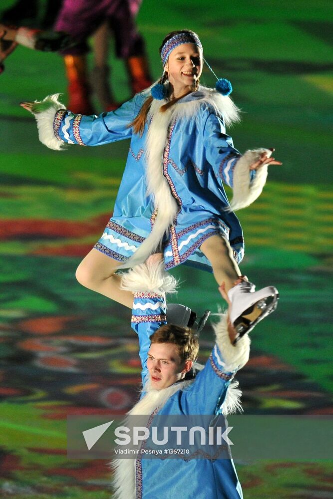 Ceremony marking year to go before 2014 Olympic Games