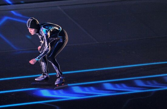 Ceremony marking year to go before 2014 Olympic Games