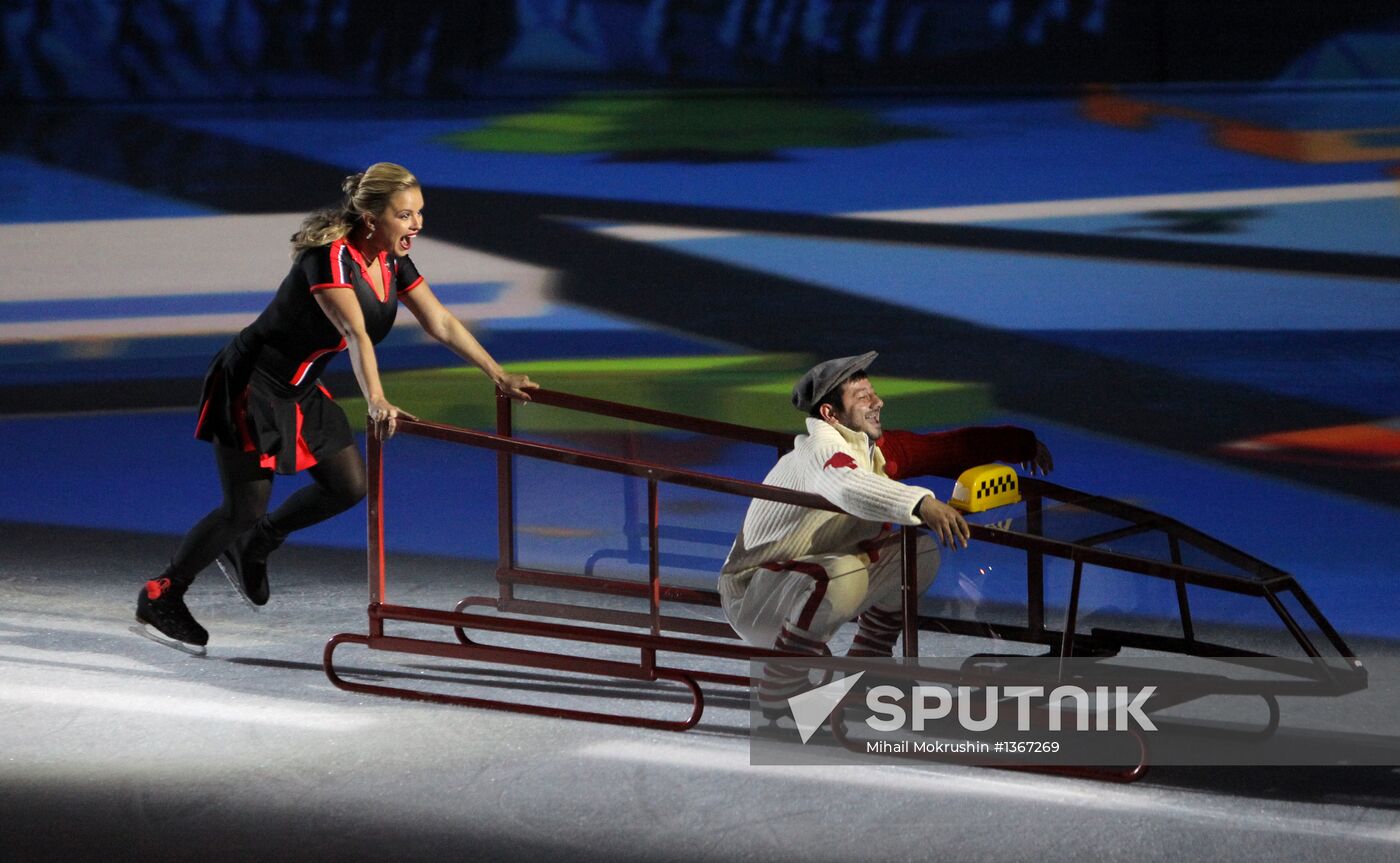 Ceremony marking year to go before 2014 Olympic Games