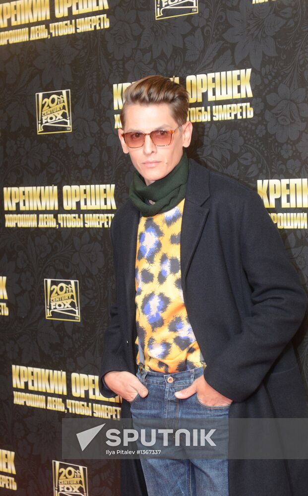 Premiere of film "Die Hard. Good day to Die"