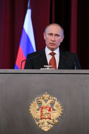 Putin speaks at expanded meeting of Interior Ministry Board