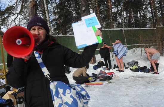 Annual Cold Plunge for the Homeless