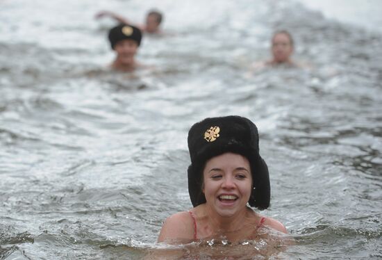 Annual Cold Plunge for the Homeless