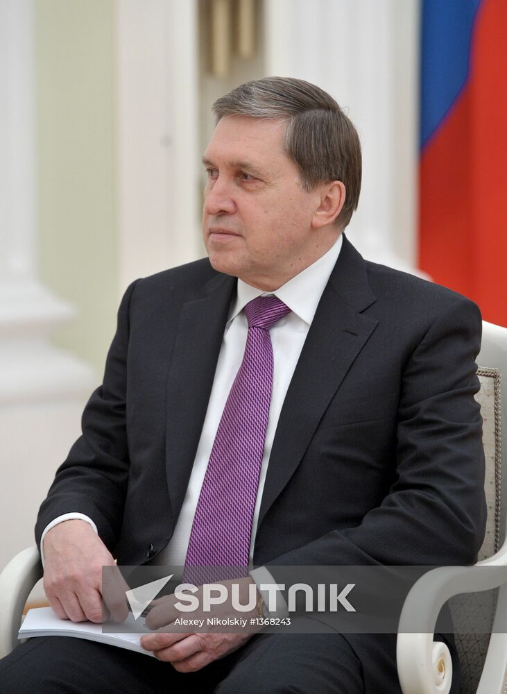 Vladimir Putin and Nursultan Nazarbayev meet in Kremlin