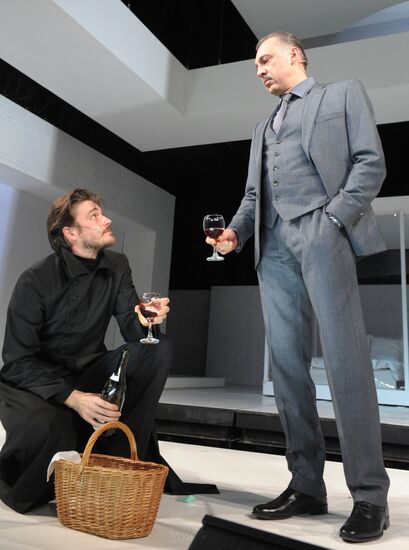 Rehearsal of "Ideal Husband. A Comedy" at Moscow Chekhov Theater