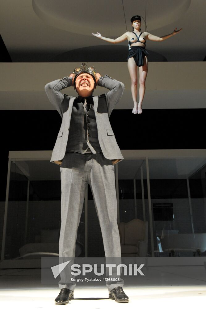 Rehearsal of "Ideal Husband. A Comedy" at Moscow Chekhov Theater