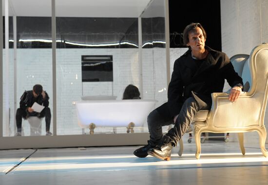 Rehearsal of "Ideal Husband. A Comedy" at Moscow Chekhov Theater