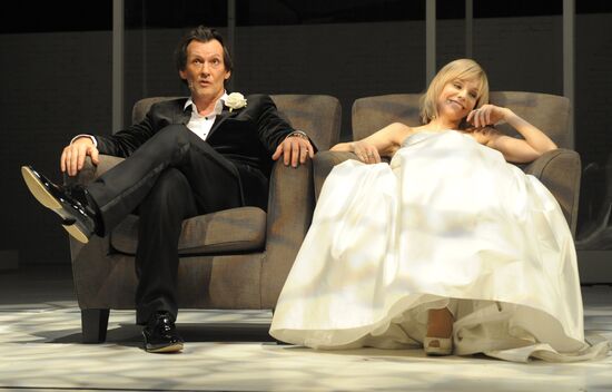 Rehearsal of "Ideal Husband. A Comedy" at Moscow Chekhov Theater