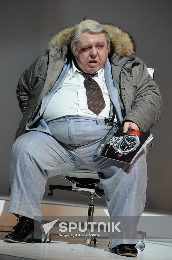 Rehearsal of "Ideal Husband. A Comedy" at Moscow Chekhov Theater
