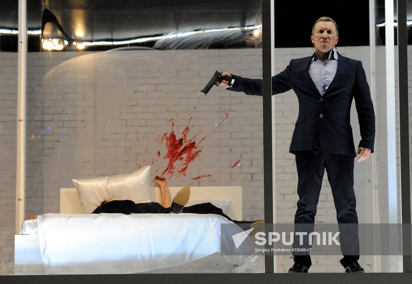 Rehearsal of "Ideal Husband. A Comedy" at Moscow Chekhov Theater