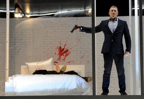 Rehearsal of "Ideal Husband. A Comedy" at Moscow Chekhov Theater