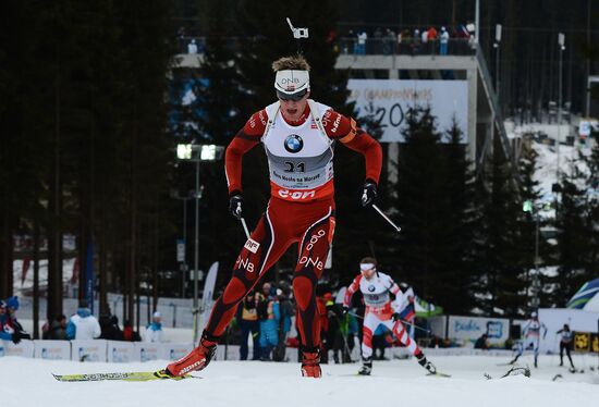 Biathlon World Championships. Men's sprint