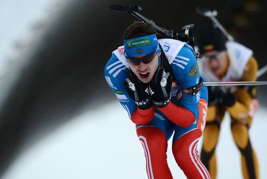 Biathlon World Championships. Men's sprint