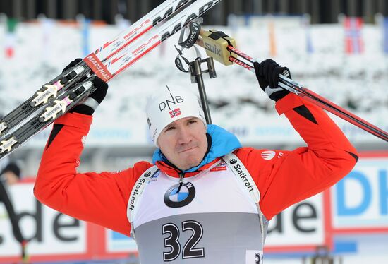 Biathlon World Championships. Men's sprint