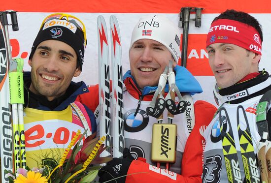 Biathlon World Championships. Men's sprint