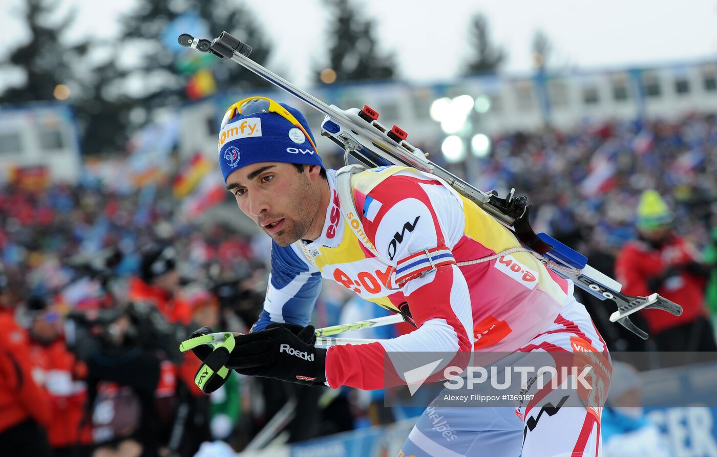 Biathlon World Championships. Men's sprint