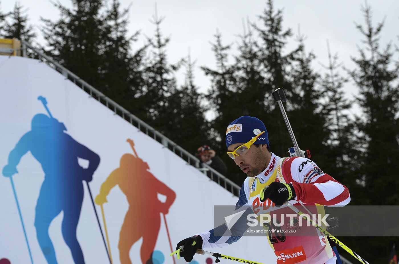 Biathlon World Championships. Men's sprint