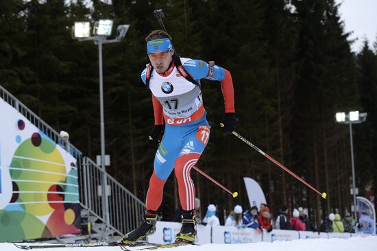 Biathlon World Championships. Men's sprint