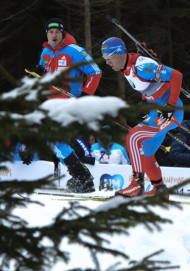 Biathlon World Championships. Men's sprint