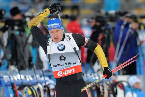 Biathlon World Championships. Men's sprint