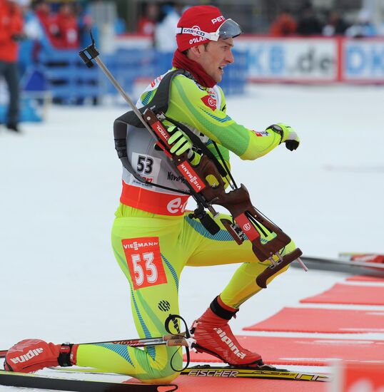 Biathlon World Championships. Men's sprint