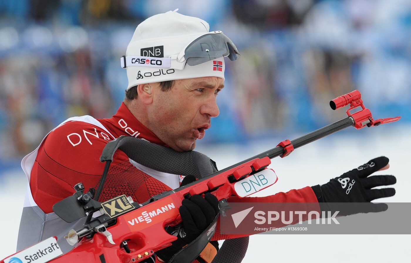 Biathlon World Championships. Men's sprint