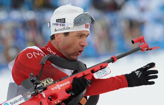 Biathlon World Championships. Men's sprint