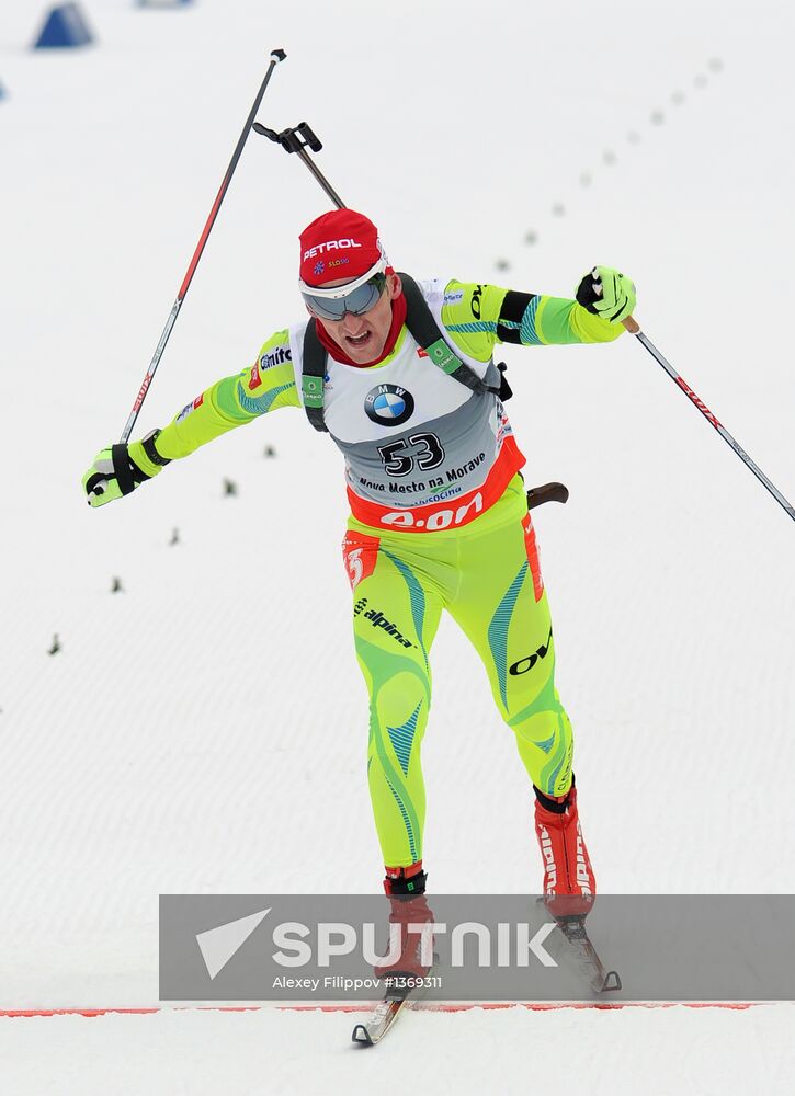 Biathlon World Championships. Men's sprint