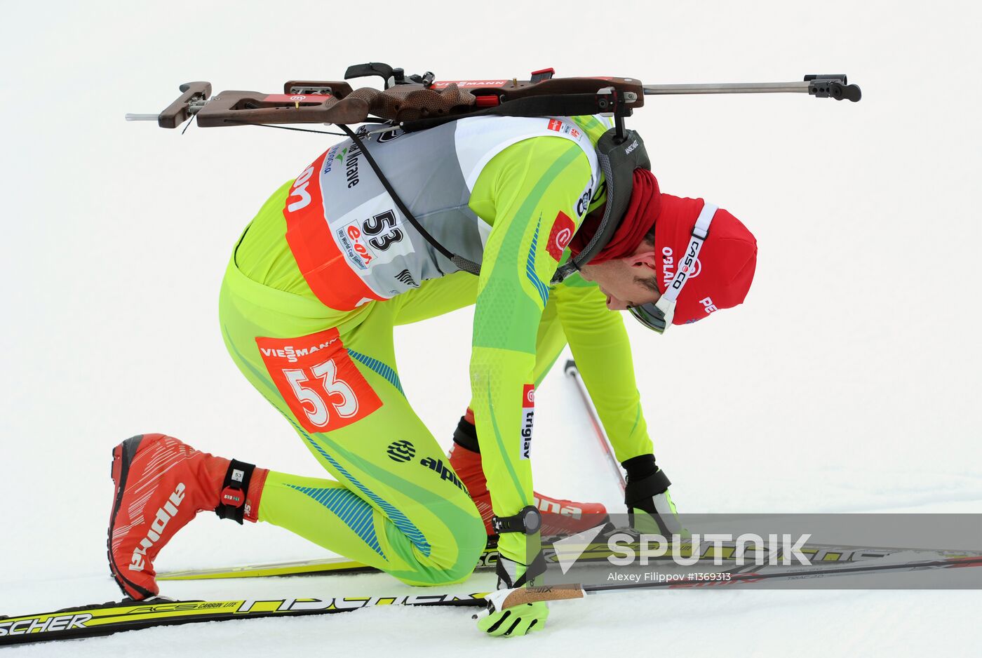Biathlon World Championships. Men's sprint
