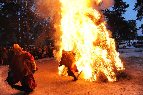 Buddhist New Year ceremonies begin in Transbaikalia
