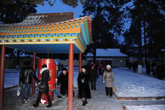 Buddhist New Year ceremonies begin in Transbaikalia