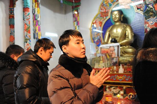 Buddhist New Year ceremonies begin in Transbaikalia