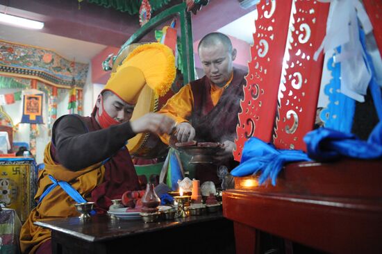 Buddhist New Year ceremonies begin in Transbaikalia