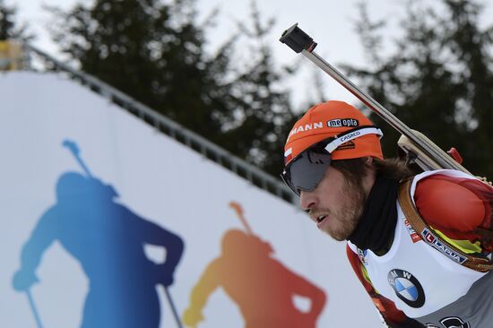 Biathlon World Championships. Men's sprint
