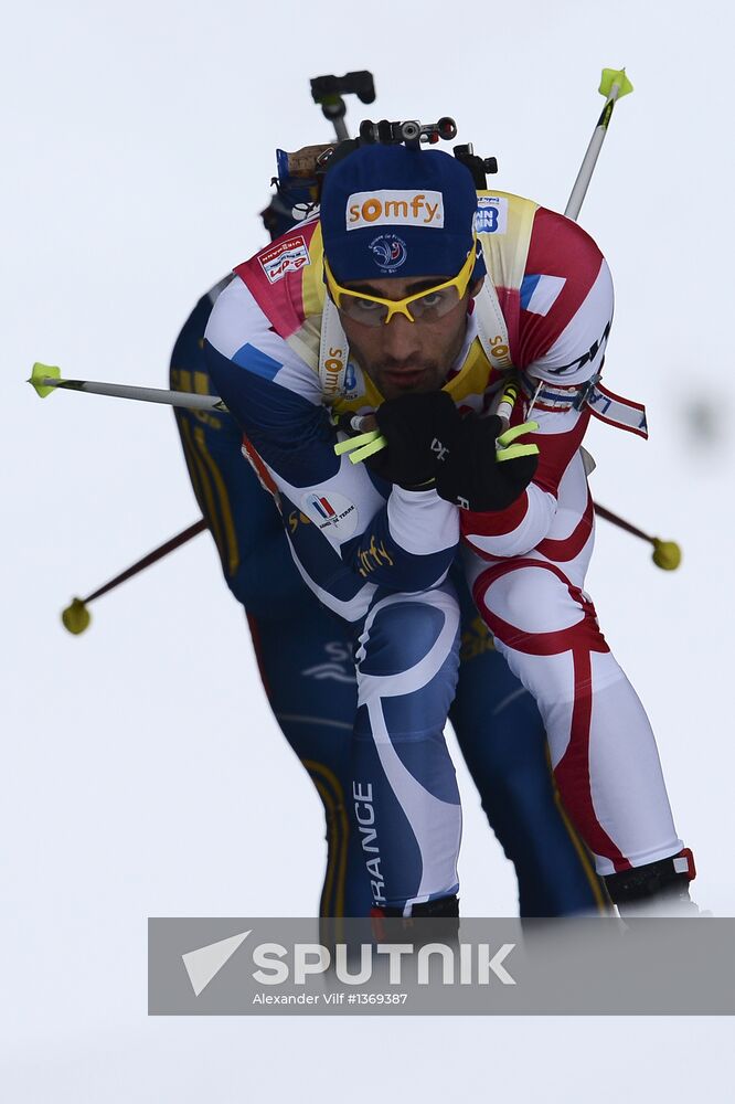 Biathlon World Championships. Men's sprint