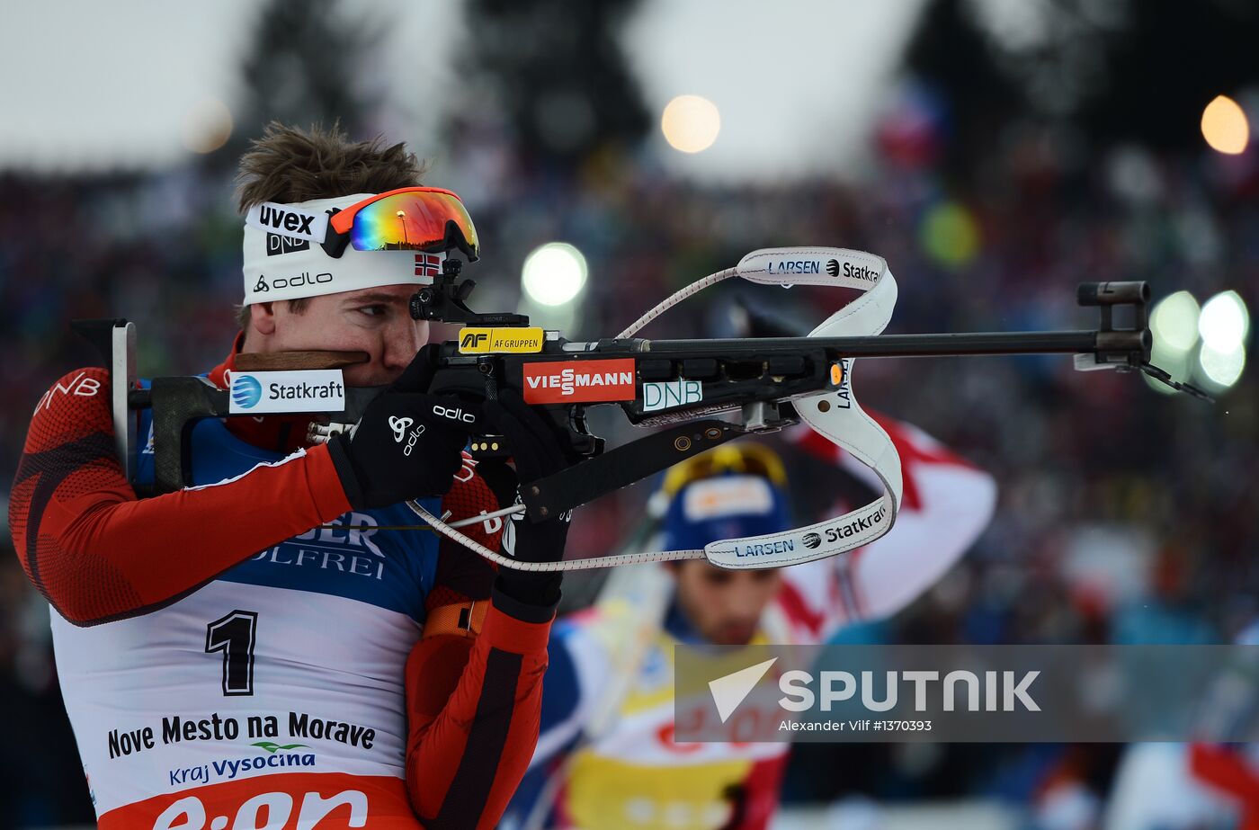 Biathlon World Championships. Men's pursuit